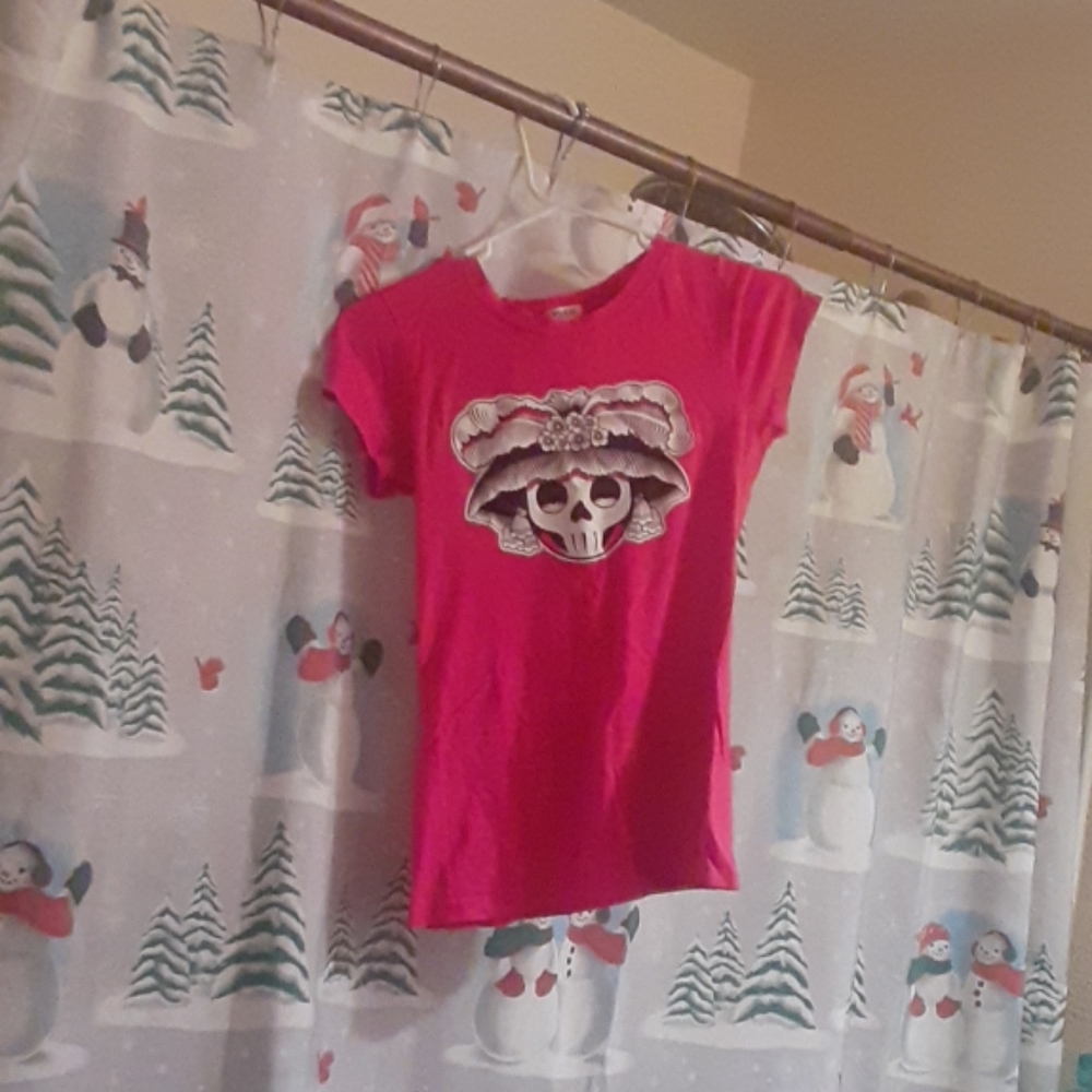Little girl's Day of the Dead t-shirt.